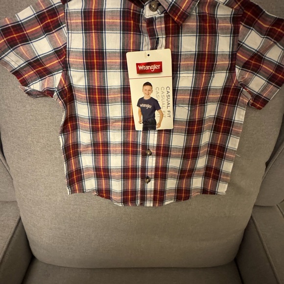 Wrangler Other - NWT Wrangler Kids Plaid Shirt
